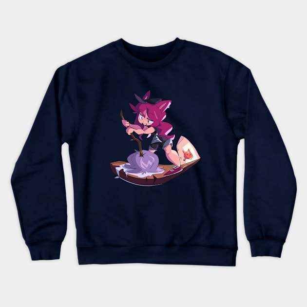 Door and Chore Crewneck Sweatshirt by StickyAndSleepy